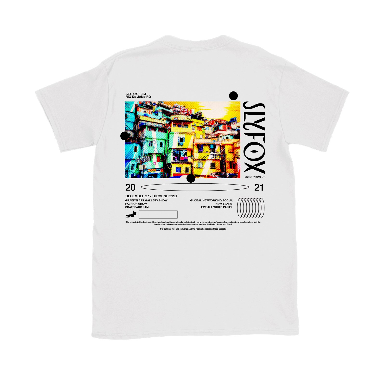 Slyfox Festival Rio De Janeiro T-shirt