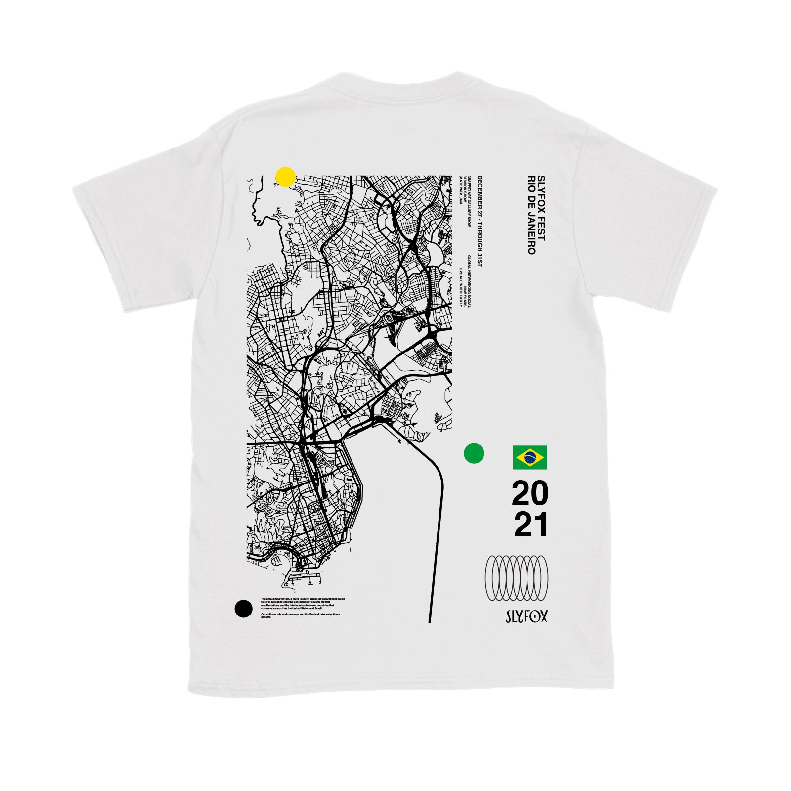 Slyfox Festival Rio De Janeiro - T-shirt 2